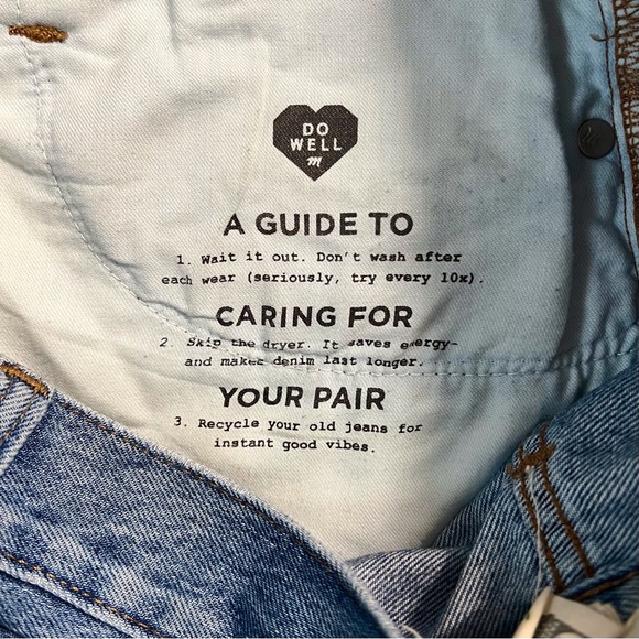 Madewell Rigid Denim A-Line Skirt Size 26 - Picture 11 of 11